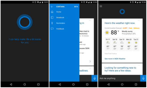 Cortana beta android destacada