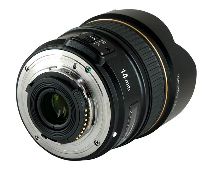 Yongnuo 14 mm f/2.8 para Nikon
