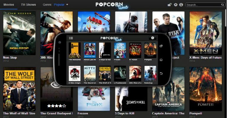 Popcorn Time Android aplicación